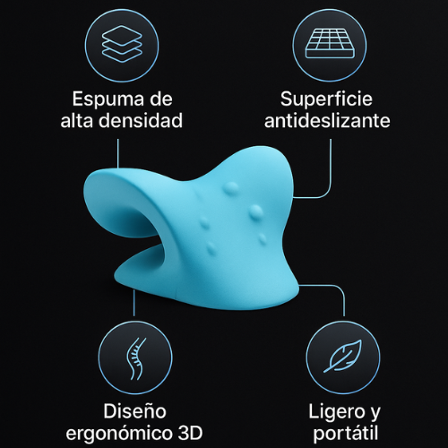 Almohada cervical Relaja tu cuello en 10 minutos