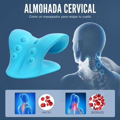 Almohada cervical Relaja tu cuello en 10 minutos